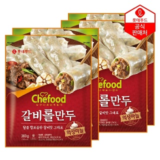 SK stoa [롯데푸드]Chefood 의성마늘 갈비롤만두 360gx4팩 - 행복한 쇼핑  SK스토아