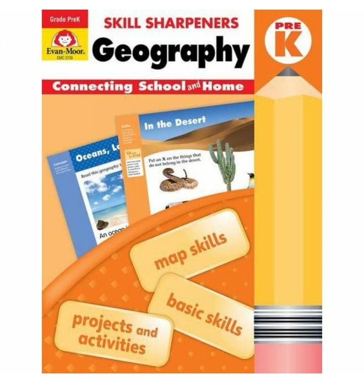 Evan-Moor Skill Sharpeners: Geography Grade Pre-K Student Edition ...