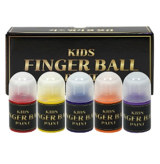 키즈 핑거 볼 물감 30ml 5색 브릴리언트 세트