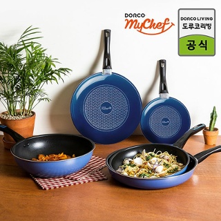 철수세미를 견딘 도루코 마이셰프 애쉬블루 프라이팬/궁중팬 모음
