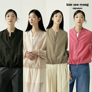 [런칭가 89,900원] 23SS 최신상 김서룡 비스코스 블루종 재킷