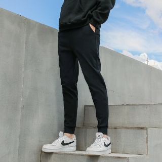 AIR 트리코트 기모 트레이닝 바지 (BLACK)