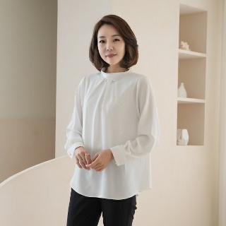 엄마옷 마담4060 어썸볼진주블라우스