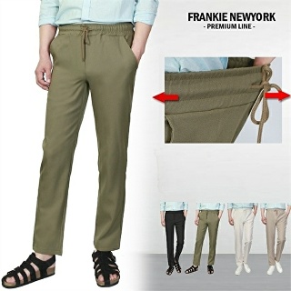 [Frankie Newyork ] 여름 봄 남자 밴딩 스판슬랙스 9부HE9PA317_P061778084
