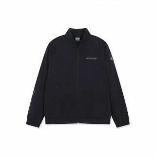 디스커버리 EXPEDITION 레터링포인트 남성 트레이닝 자켓 (블랙)