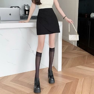 에네로 미니스커트 언발란스 여름 미니 스커트 하이웨스트 치마 UNO2