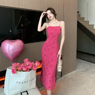 옥뚜브레 민소매 원피스 웨딩 파티 드레스 빈티지 나시 UNO5