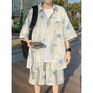 워크웨어 남자멜빵바지 작업복 점프수트 야외 활동용으로 어울리는 남성 의상, 가슴 포켓과 드로스트링이 있는 라