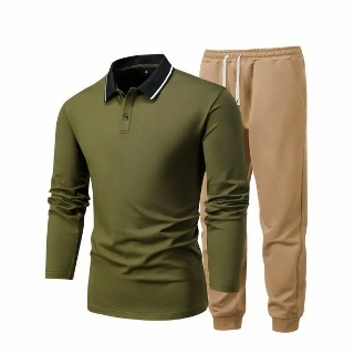 워크웨어 남자멜빵바지 작업복 점프수트 Men's 2Pcs 아웃핏 셔츠 &amp; 반바지 세트, 캐주얼 롱 슬리브 럭