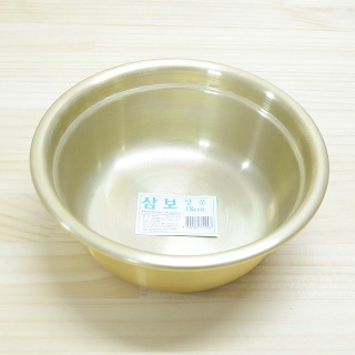 [라이프스토리] 양은양푼 18cm 다라이 비빔밥 그릇 김장 대야 양푼이