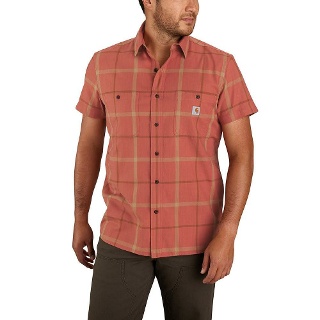 Carhartt 남성용 105701 Rugged Flex 릴렉스 핏 경량 반소매, Terrecota 1375