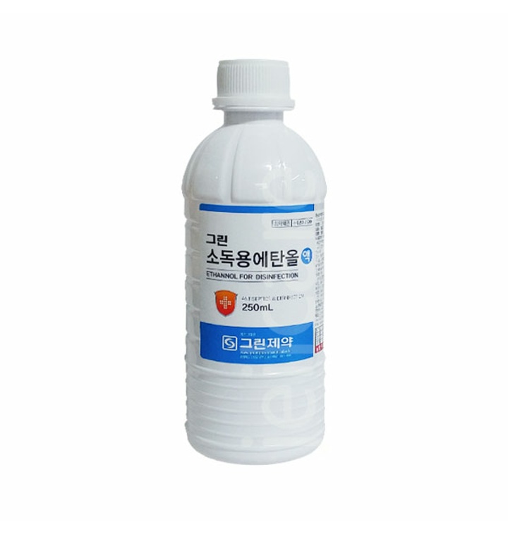그린 소독용 에탄올 250Ml/상처소독/소독제 - 티몬