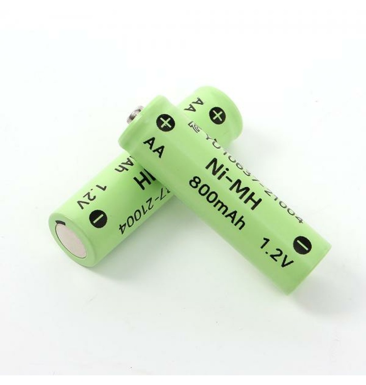 800mah aa 2p ni mh 