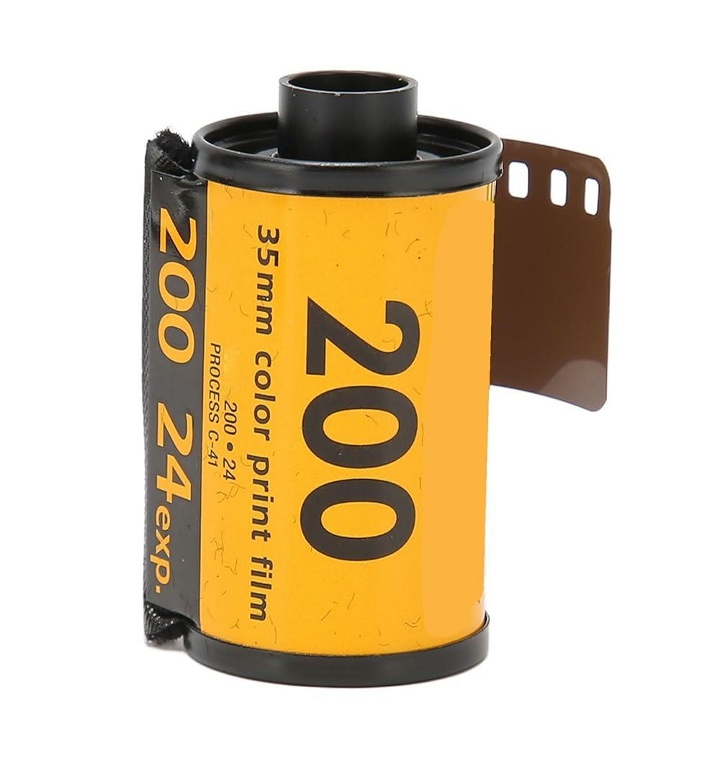 카메라 컬러 인쇄 필름, 전문 ISO 200 24 노출 35mm 골드 200 컬러 네거티브 필름, Kodak - 티몬