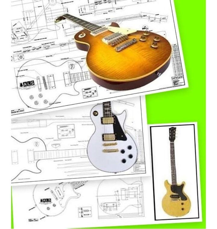 ALS Les Paul Plan Combo [3 x Plans] - Les Paul '59, Custom & - 티몬