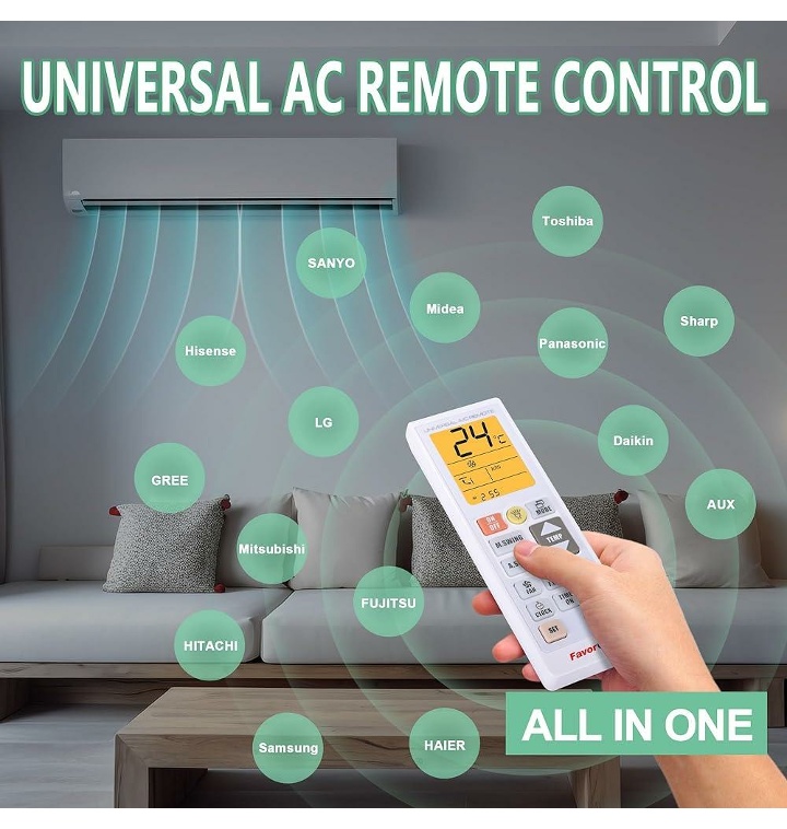 FavorCOOL Universal Air Conditioner Remote Control All in On - 티몬