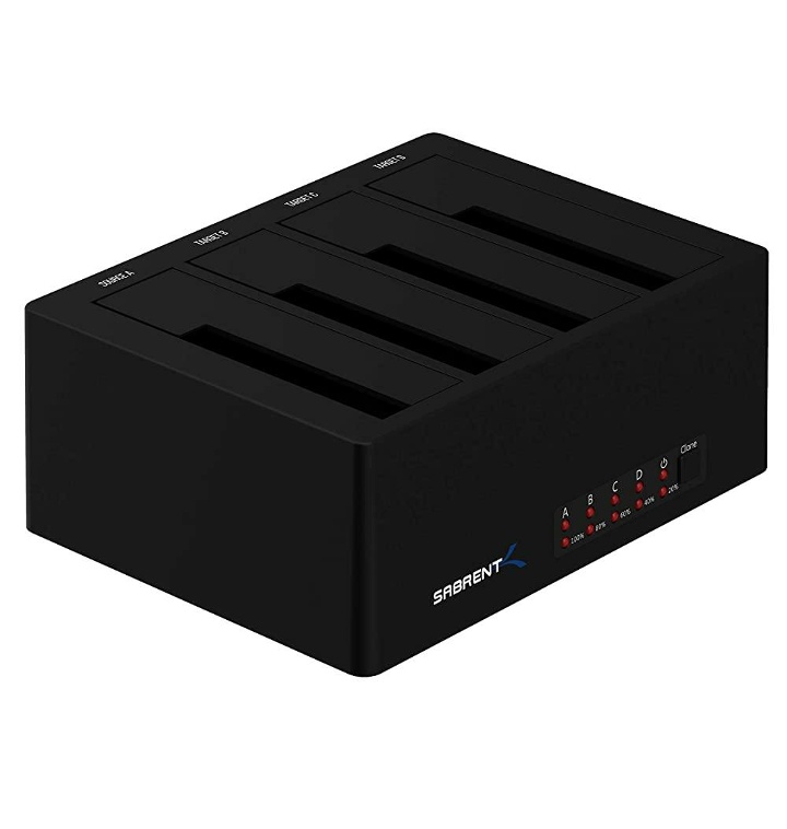 Sabrent sabrent 4 bay usb 3 0 sata 2 5 3 5 ssd hdd 